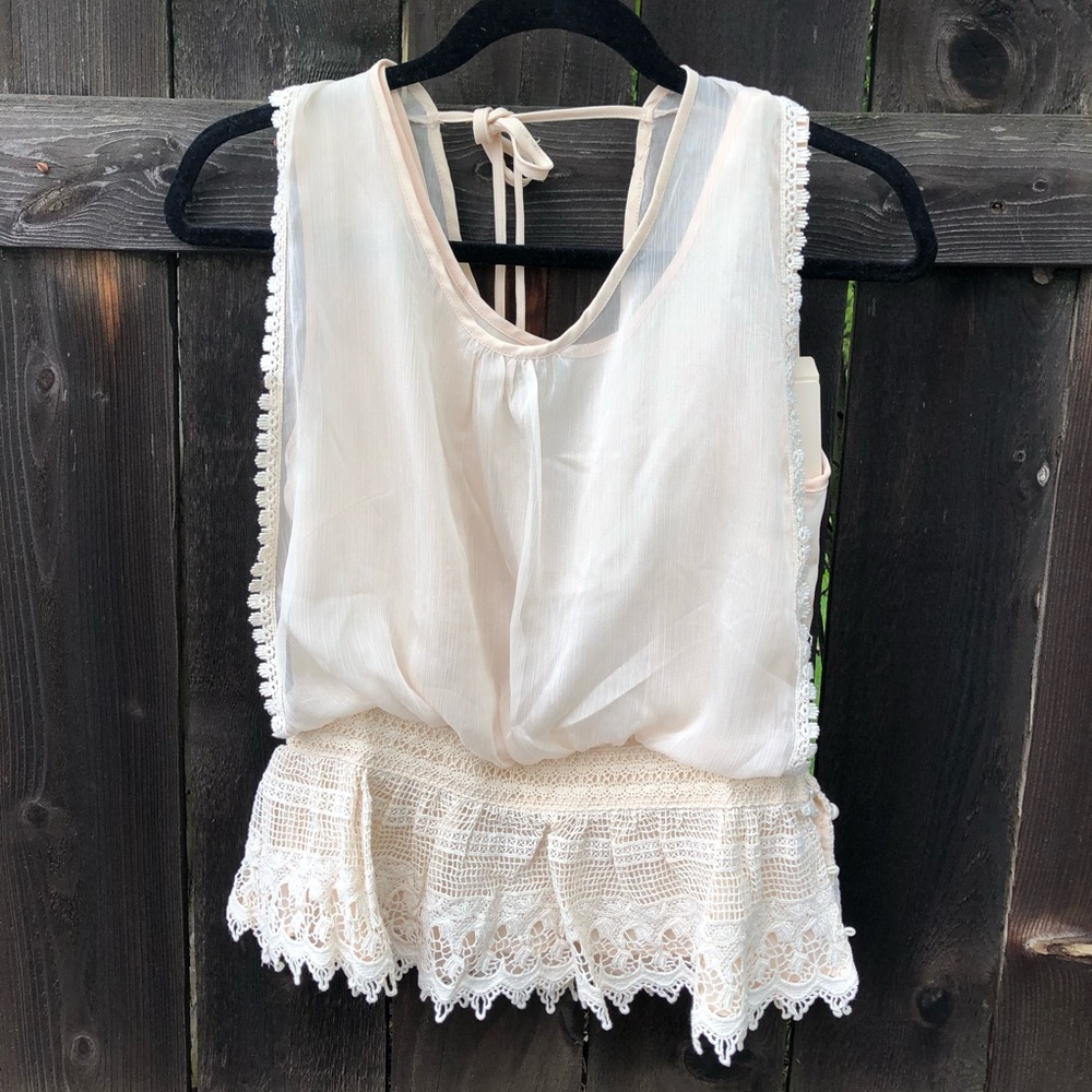 Ryu sleeveless top cream